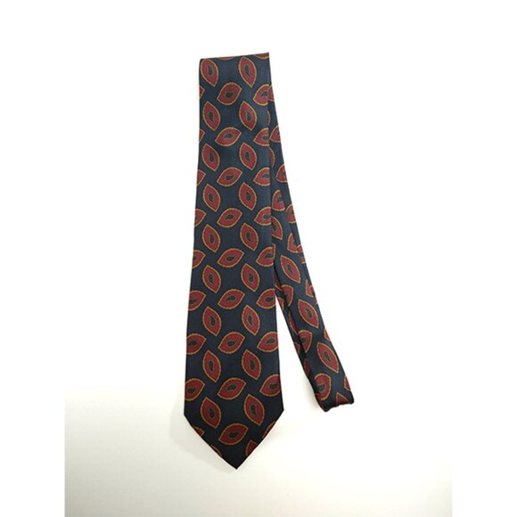 Vintage 1980s Verugia Uomo Tie Necktie Paisley Made In Italy 100% Silk VTG Rare - Picture 2 of 6